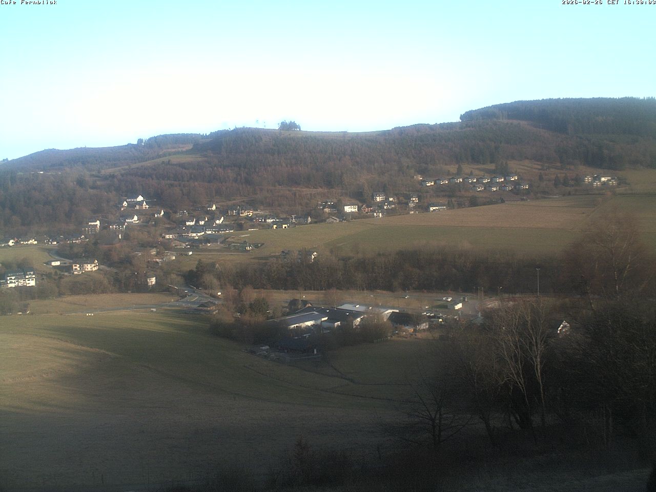 Archived image Webcam Cafe Fernblick in Willingen