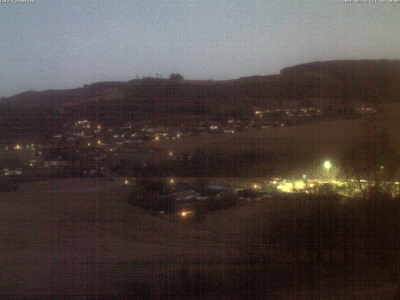 Archived image Webcam Cafe Fernblick in Willingen