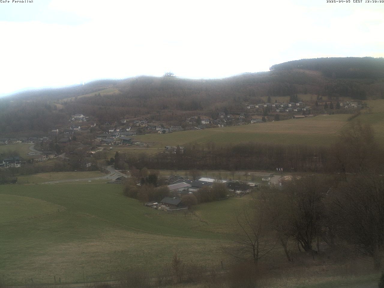 Archived image Webcam Cafe Fernblick in Willingen