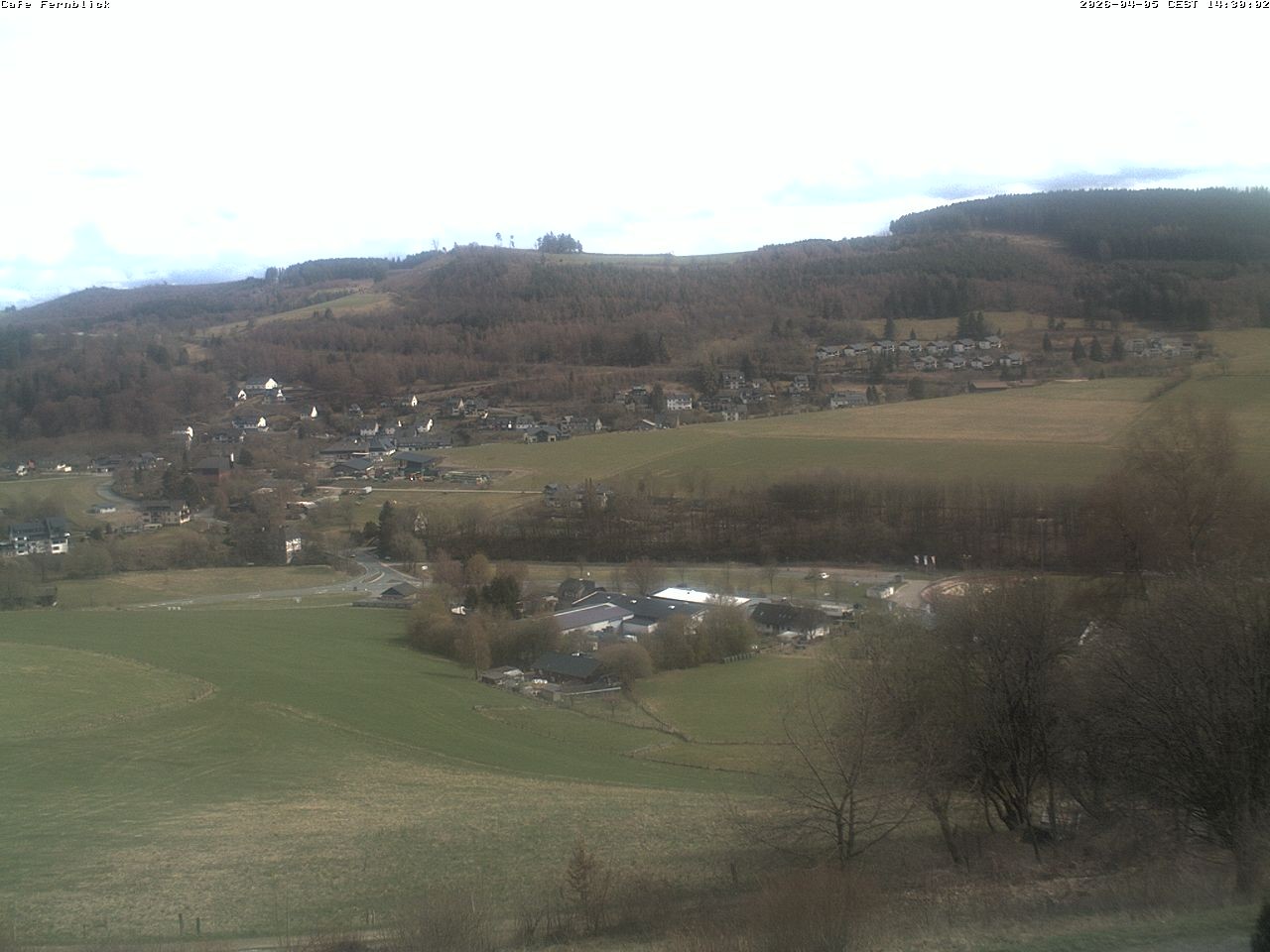 Archived image Webcam Cafe Fernblick in Willingen