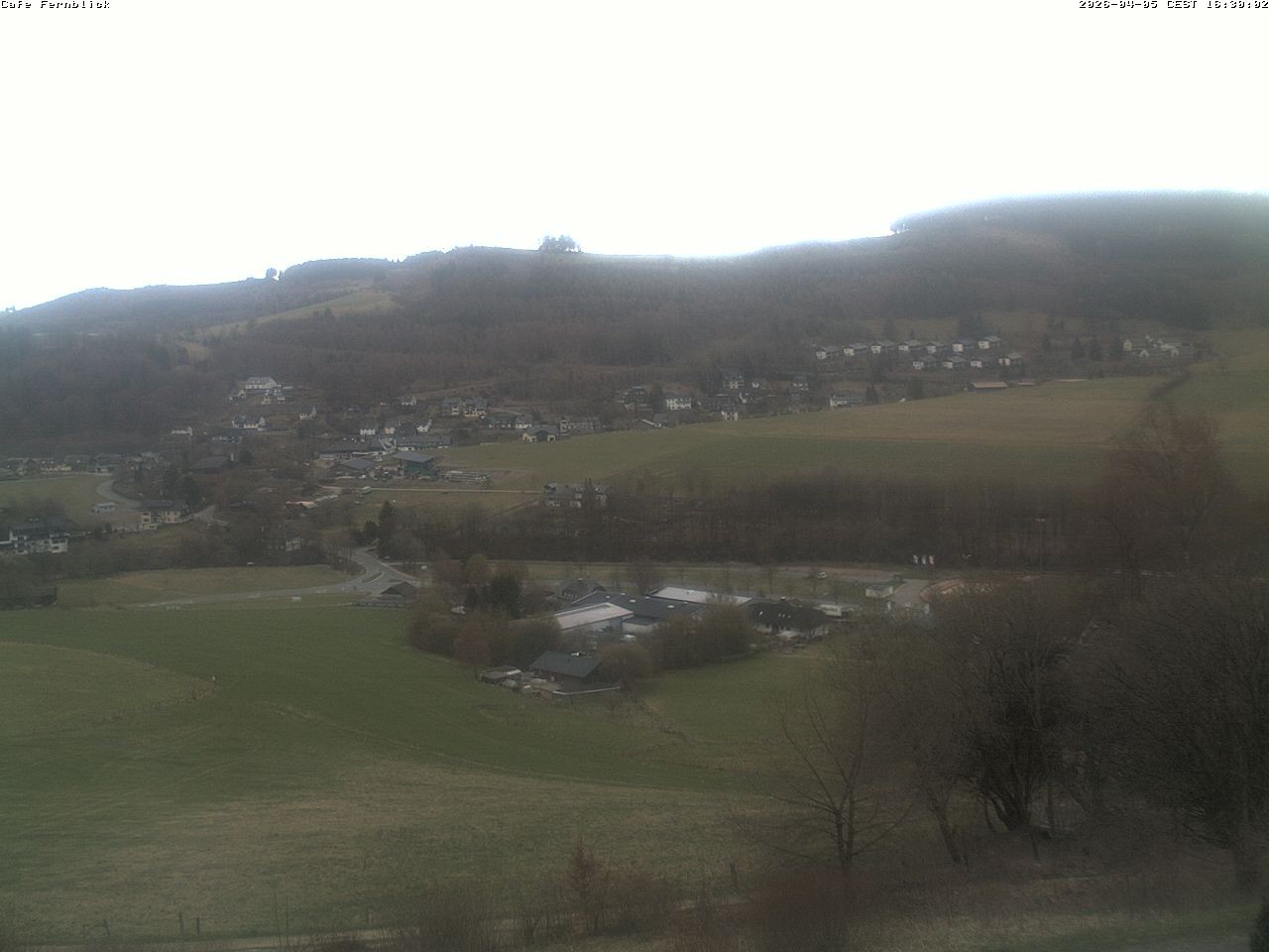 Archived image Webcam Cafe Fernblick in Willingen