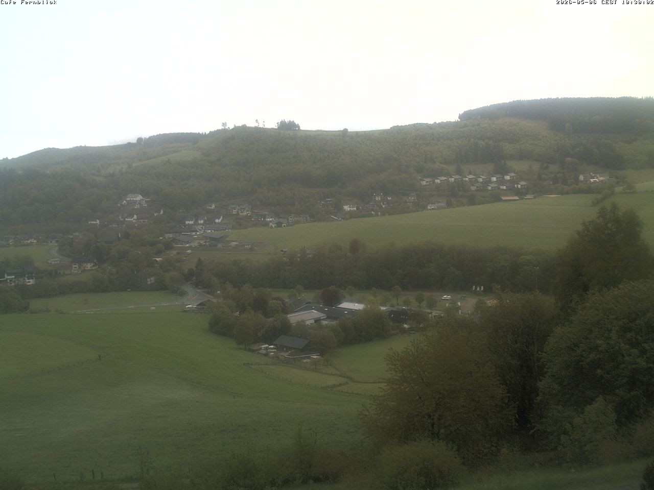 Archived image Webcam Cafe Fernblick in Willingen
