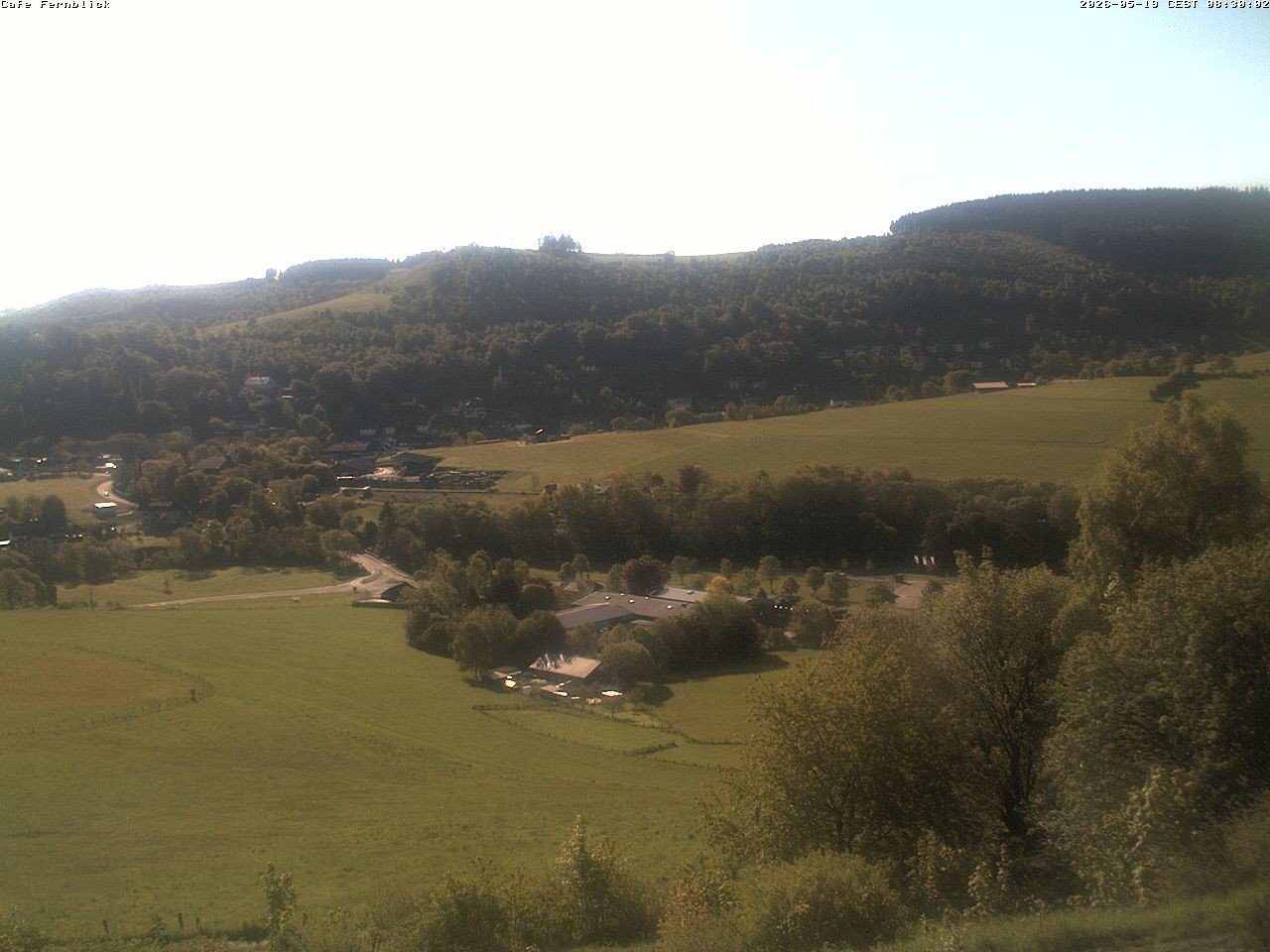 Archived image Webcam Cafe Fernblick in Willingen