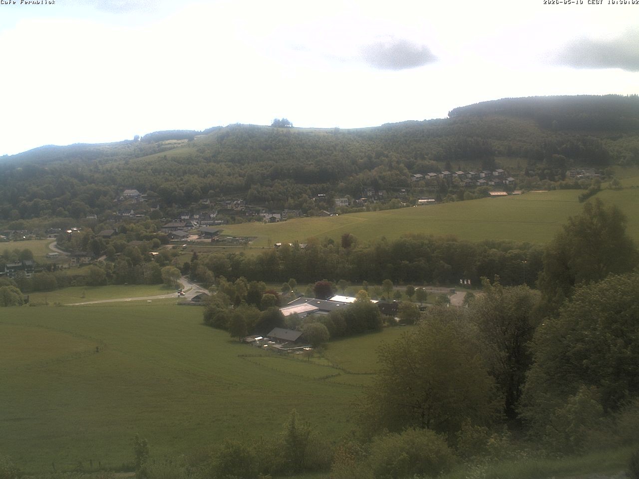Archived image Webcam Cafe Fernblick in Willingen