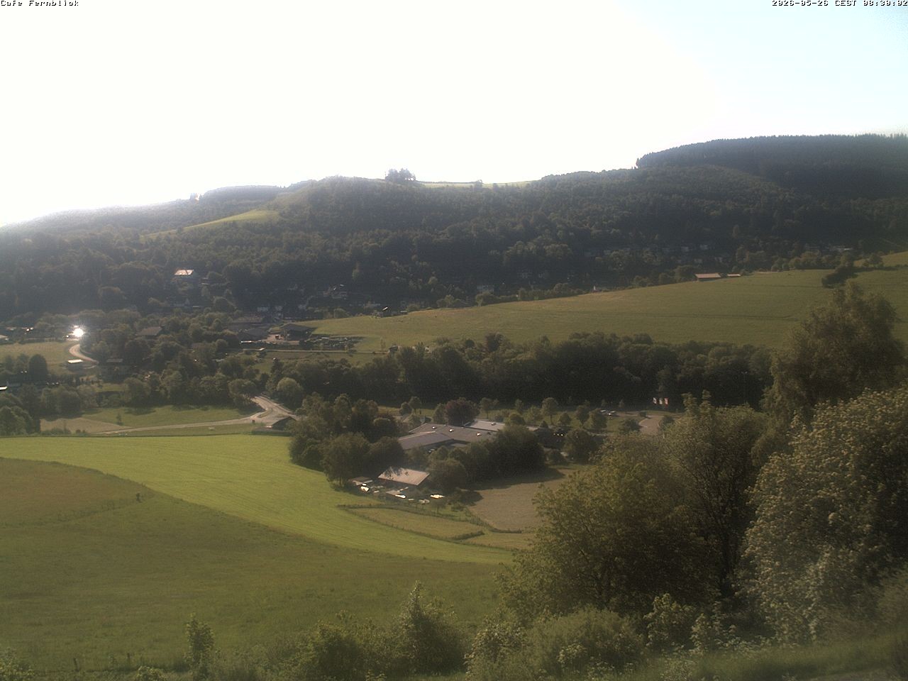 Archived image Webcam Cafe Fernblick in Willingen