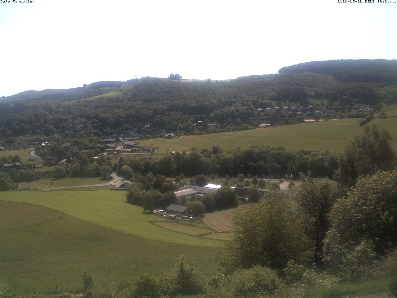 Archived image Webcam Cafe Fernblick in Willingen