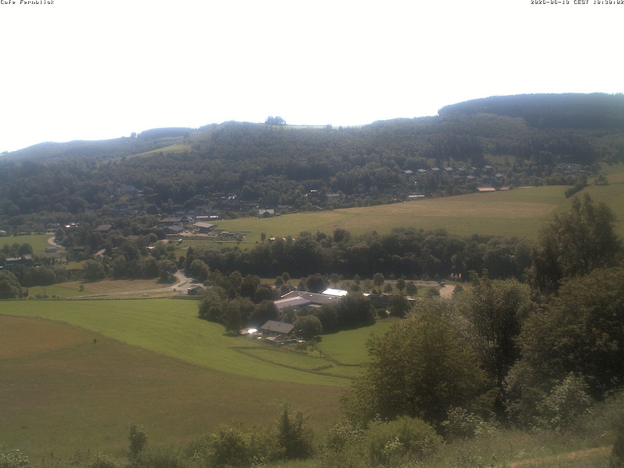 Archived image Webcam Cafe Fernblick in Willingen