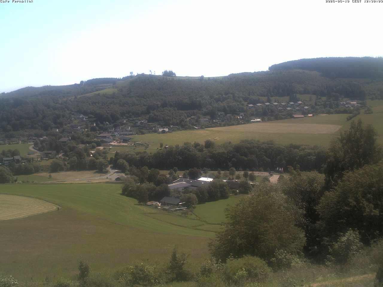 Archived image Webcam Cafe Fernblick in Willingen