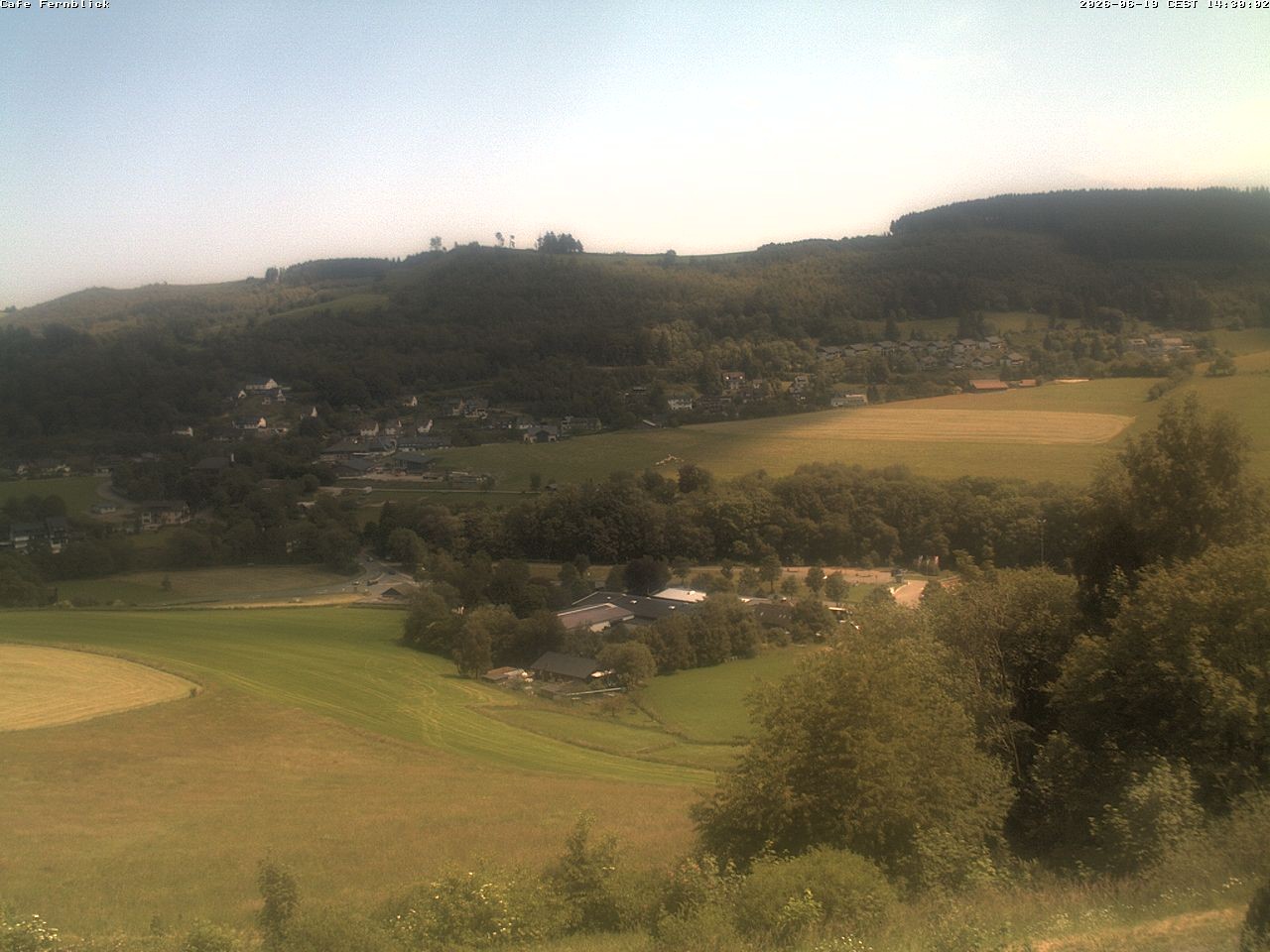 Archived image Webcam Cafe Fernblick in Willingen