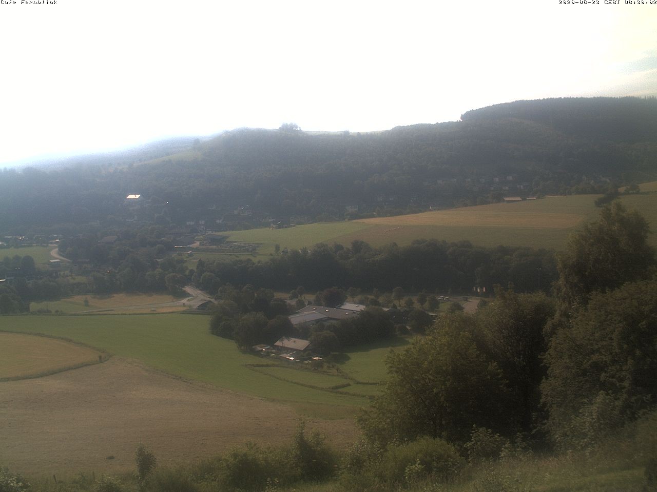 Archived image Webcam Cafe Fernblick in Willingen