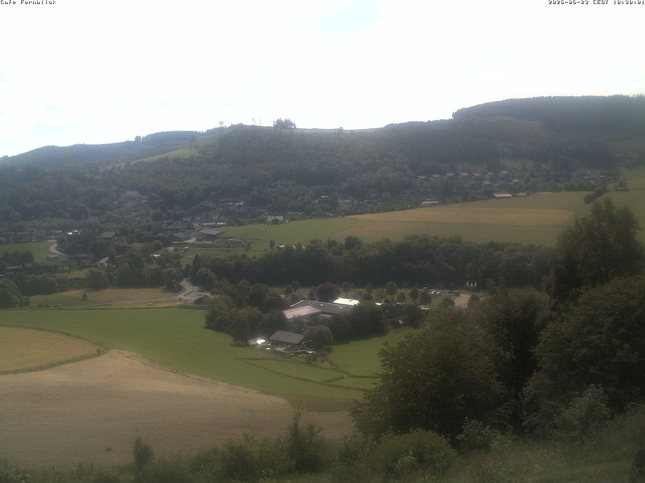 Archived image Webcam Cafe Fernblick in Willingen
