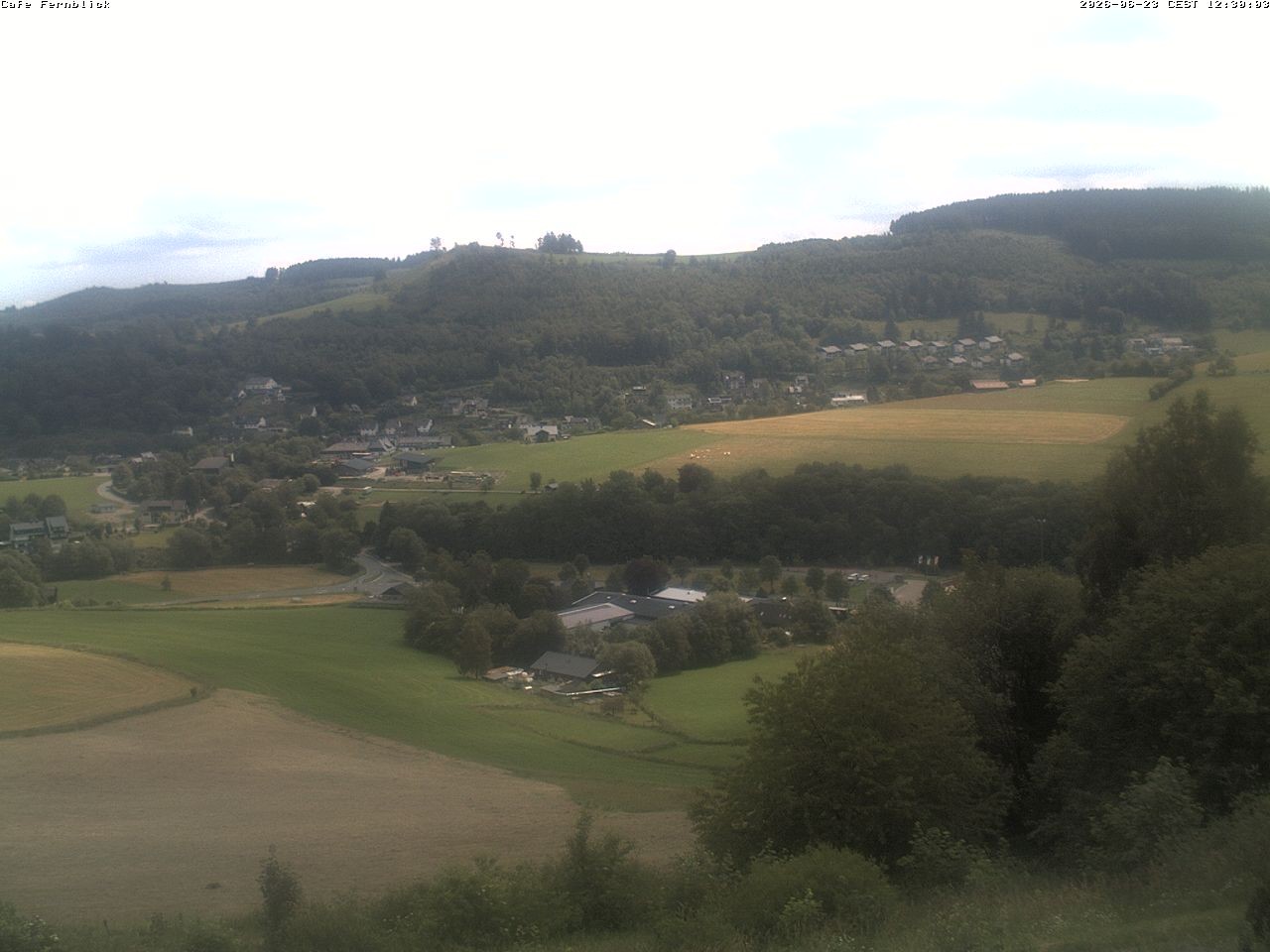 Archived image Webcam Cafe Fernblick in Willingen