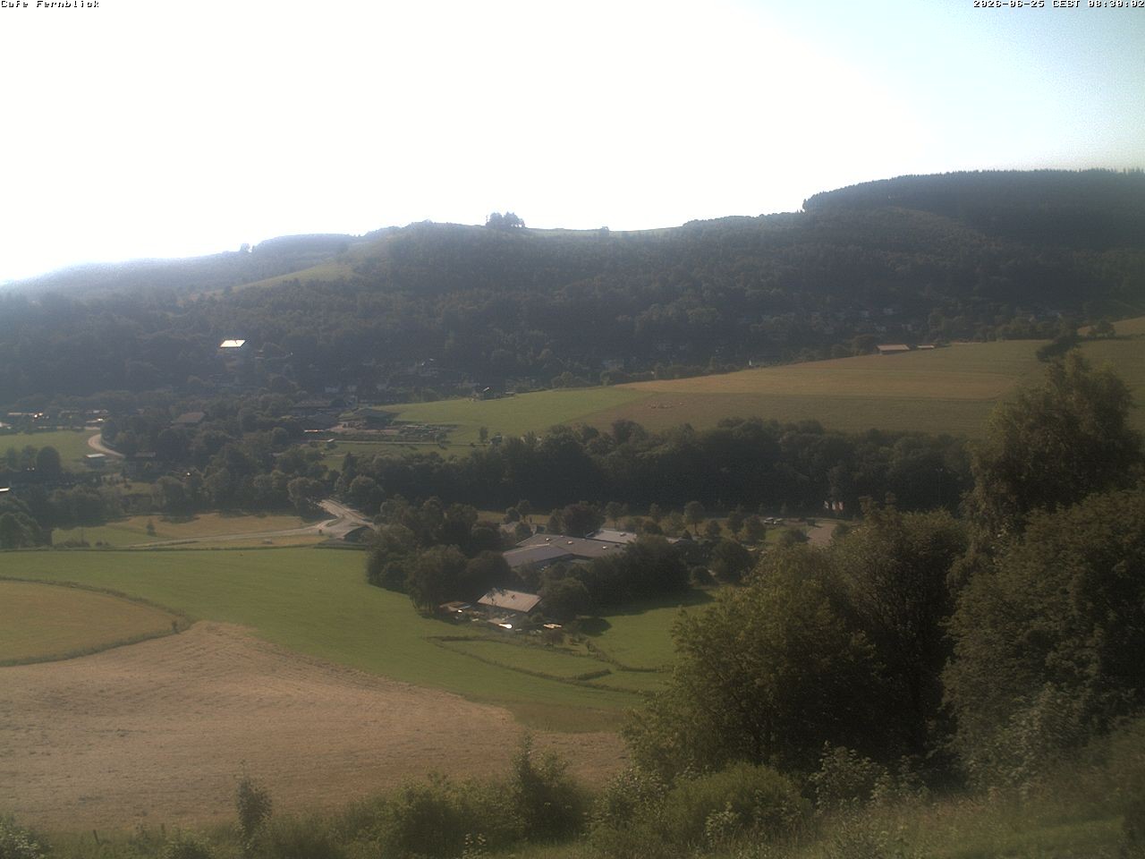 Archived image Webcam Cafe Fernblick in Willingen