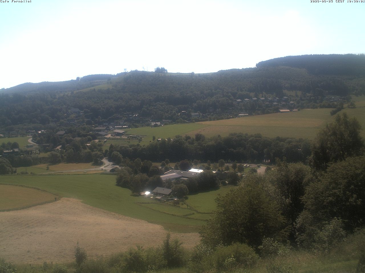 Archived image Webcam Cafe Fernblick in Willingen
