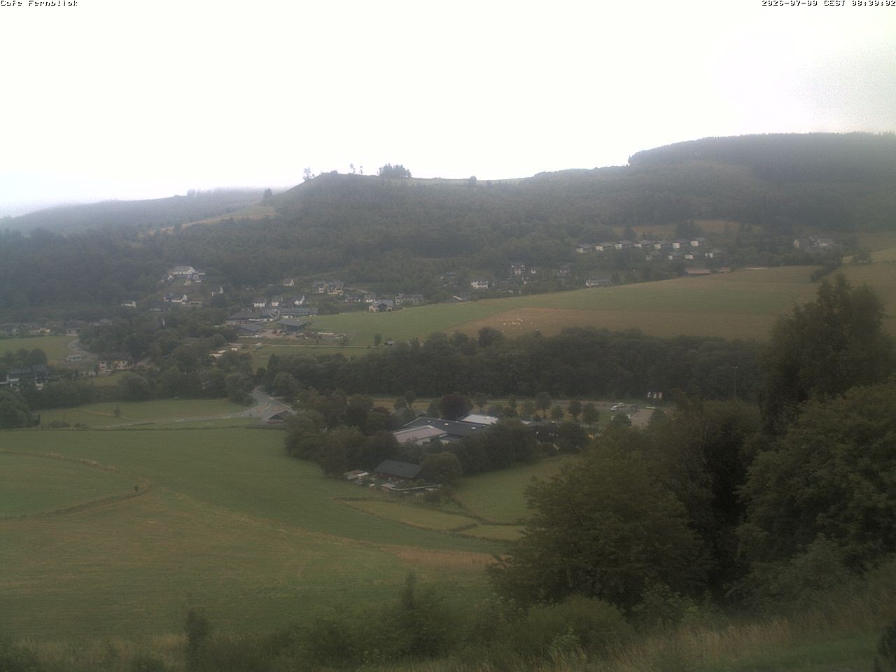Archived image Webcam Cafe Fernblick in Willingen
