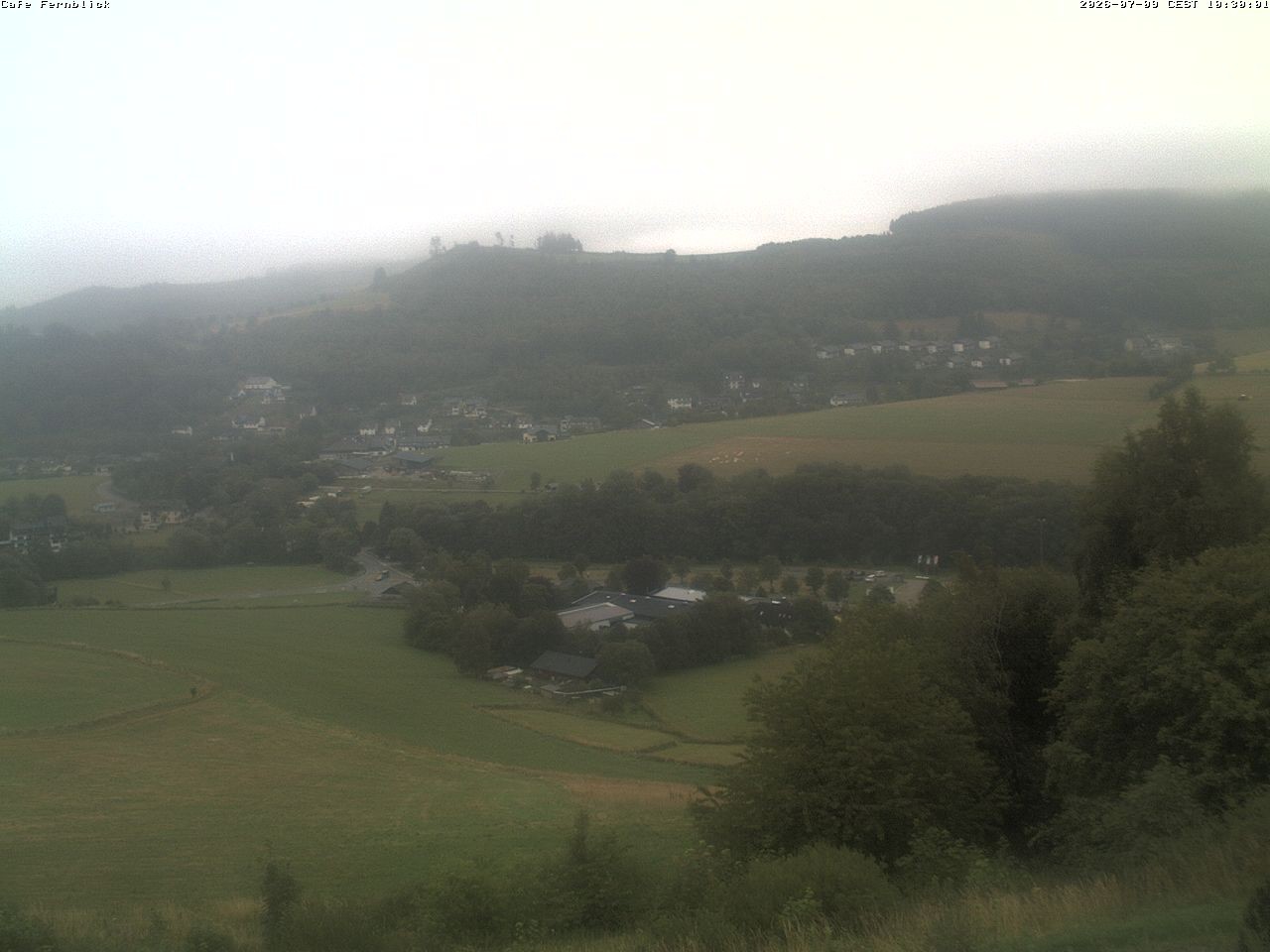 Archived image Webcam Cafe Fernblick in Willingen