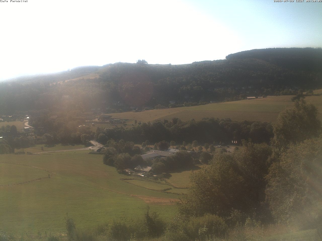 Archived image Webcam Cafe Fernblick in Willingen