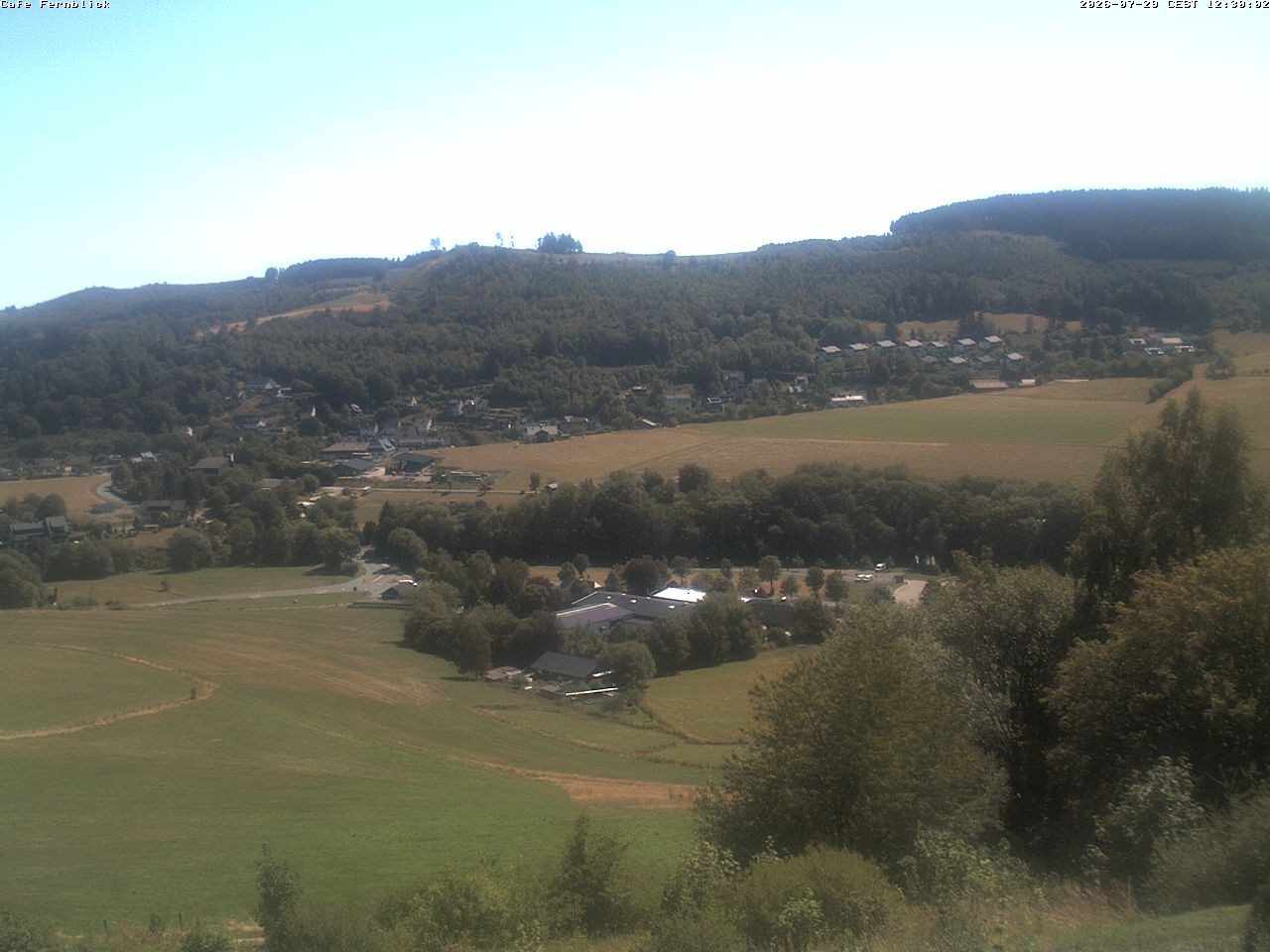 Archived image Webcam Cafe Fernblick in Willingen
