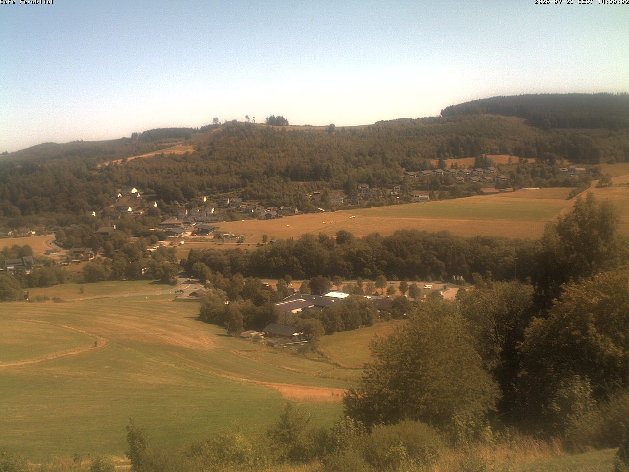 Archived image Webcam Cafe Fernblick in Willingen