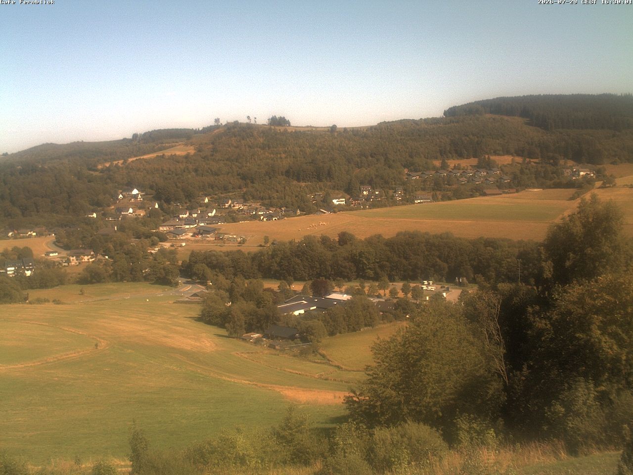 Archived image Webcam Cafe Fernblick in Willingen