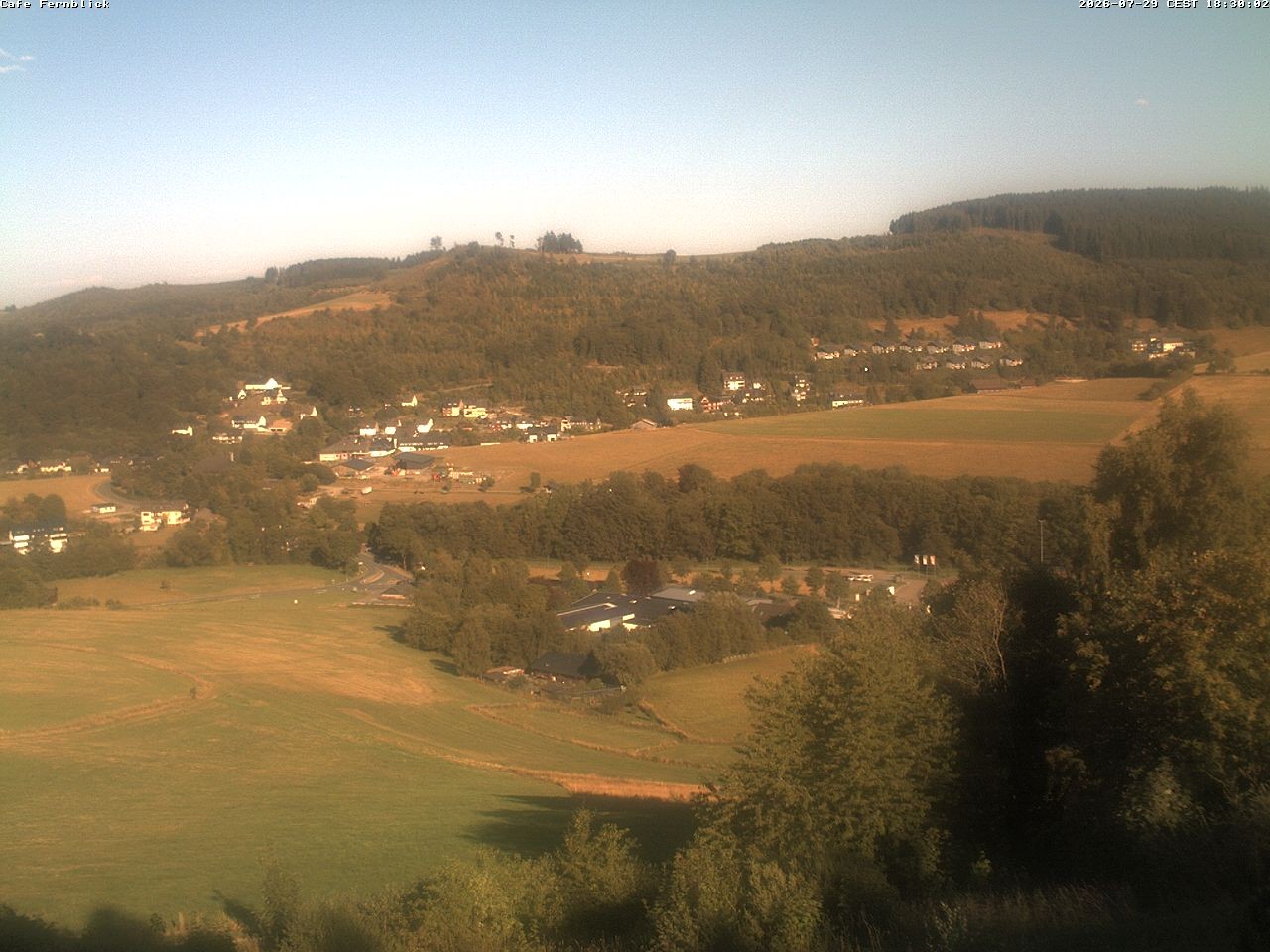 Archived image Webcam Cafe Fernblick in Willingen