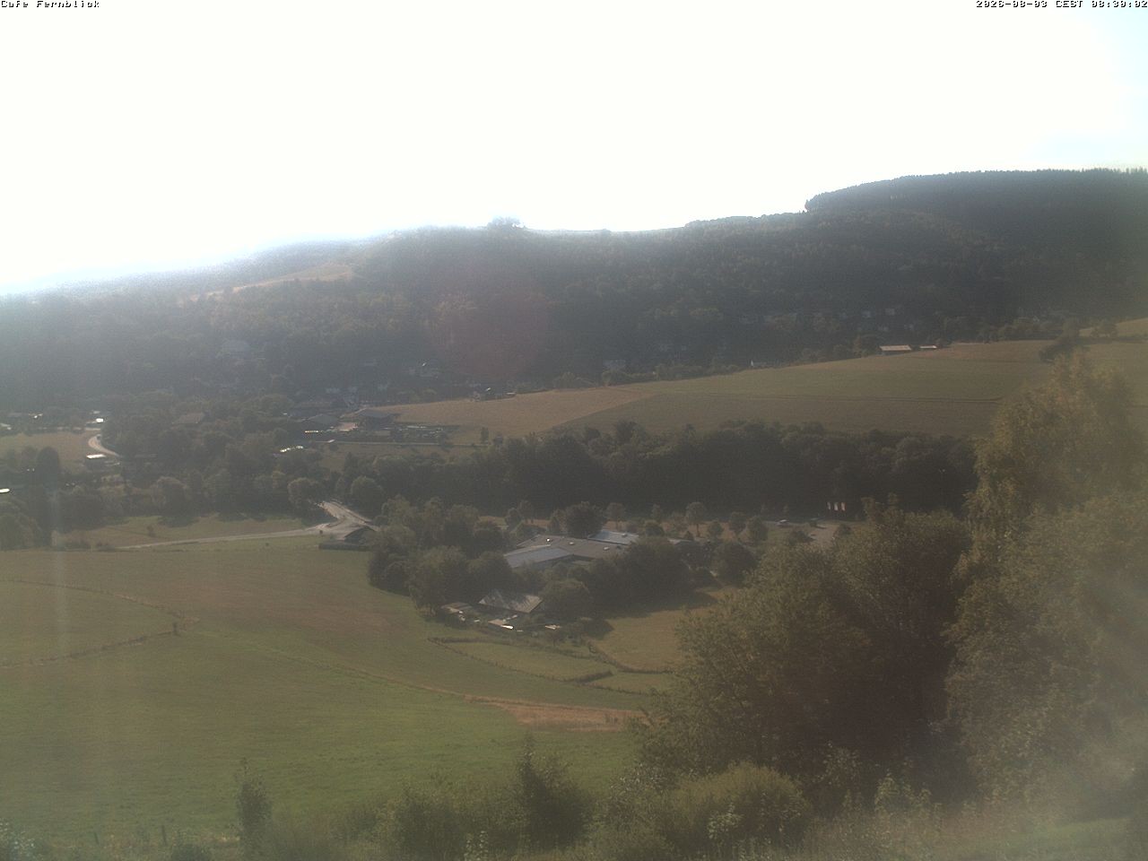 Archived image Webcam Cafe Fernblick in Willingen