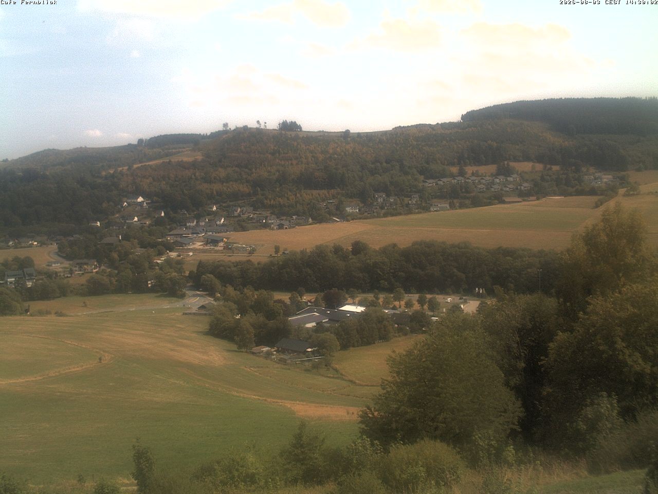 Archived image Webcam Cafe Fernblick in Willingen