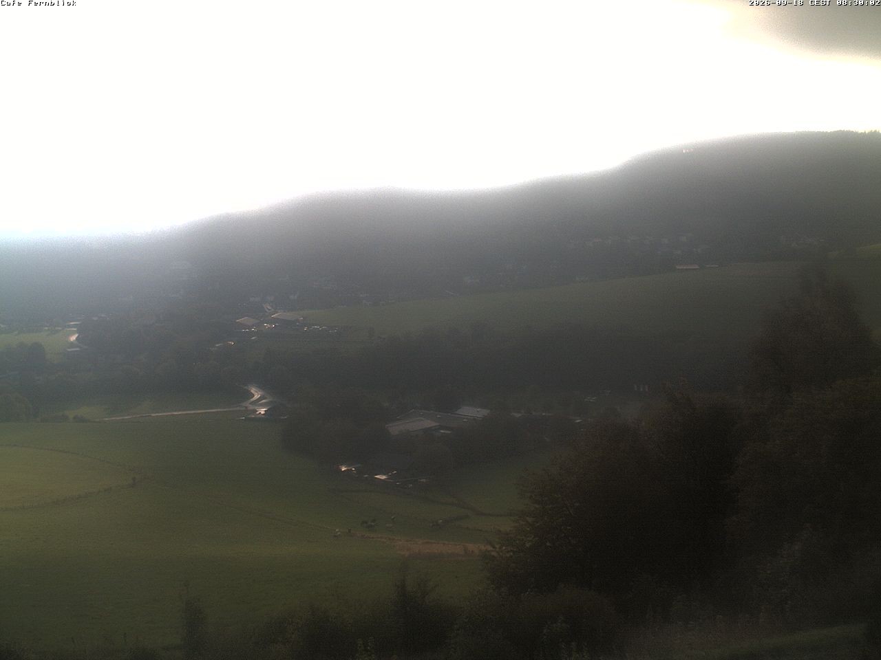 Archived image Webcam Cafe Fernblick in Willingen
