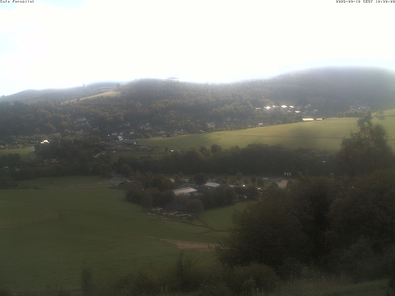 Archived image Webcam Cafe Fernblick in Willingen