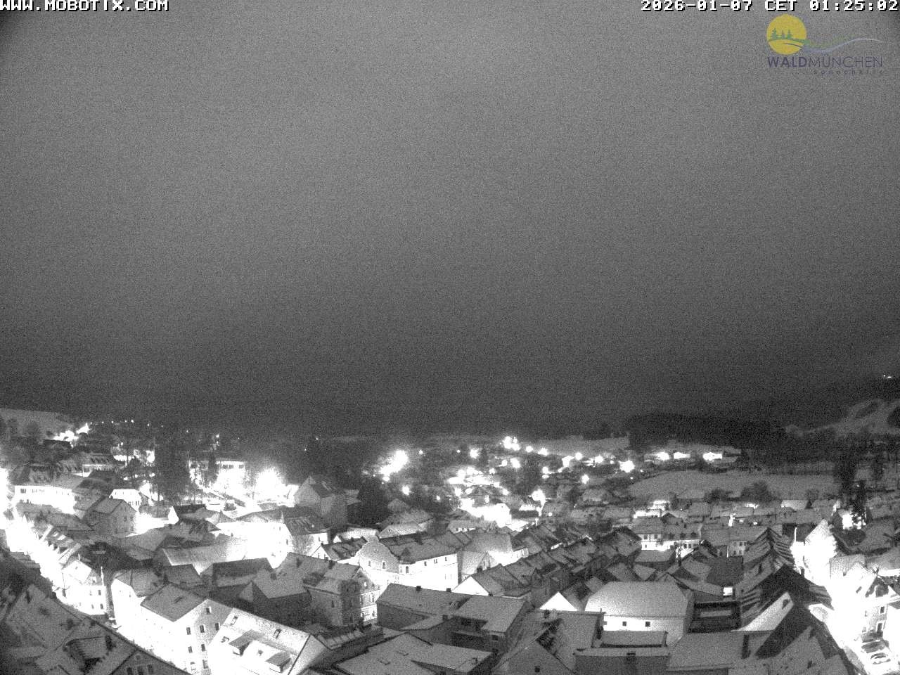 Archiv Foto Webcam Blick vom Waldmünchner Kirchturm