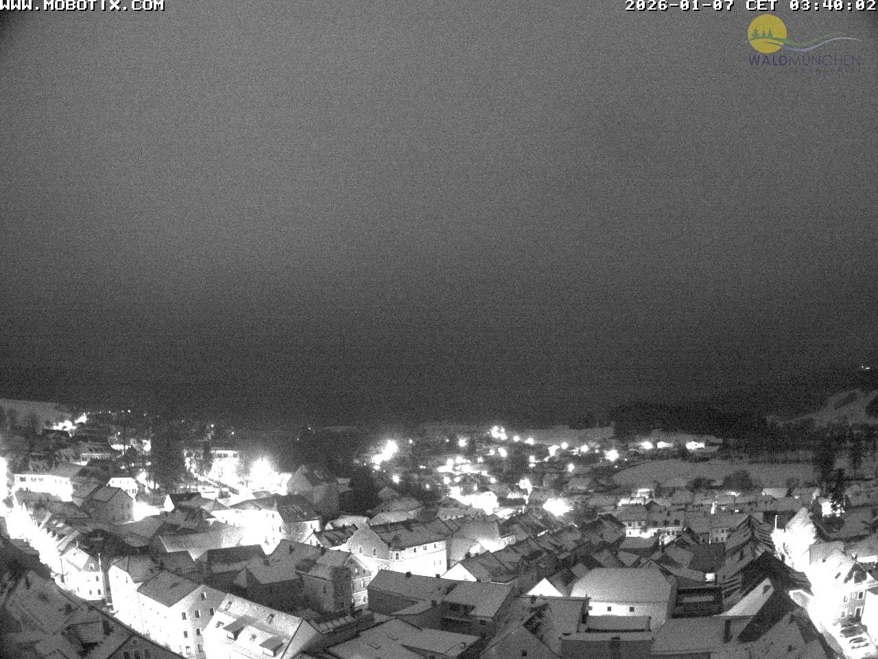 Archiv Foto Webcam Blick vom Waldmünchner Kirchturm