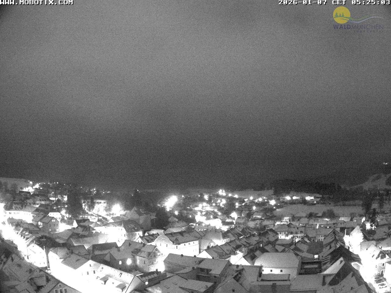 Archiv Foto Webcam Blick vom Waldmünchner Kirchturm