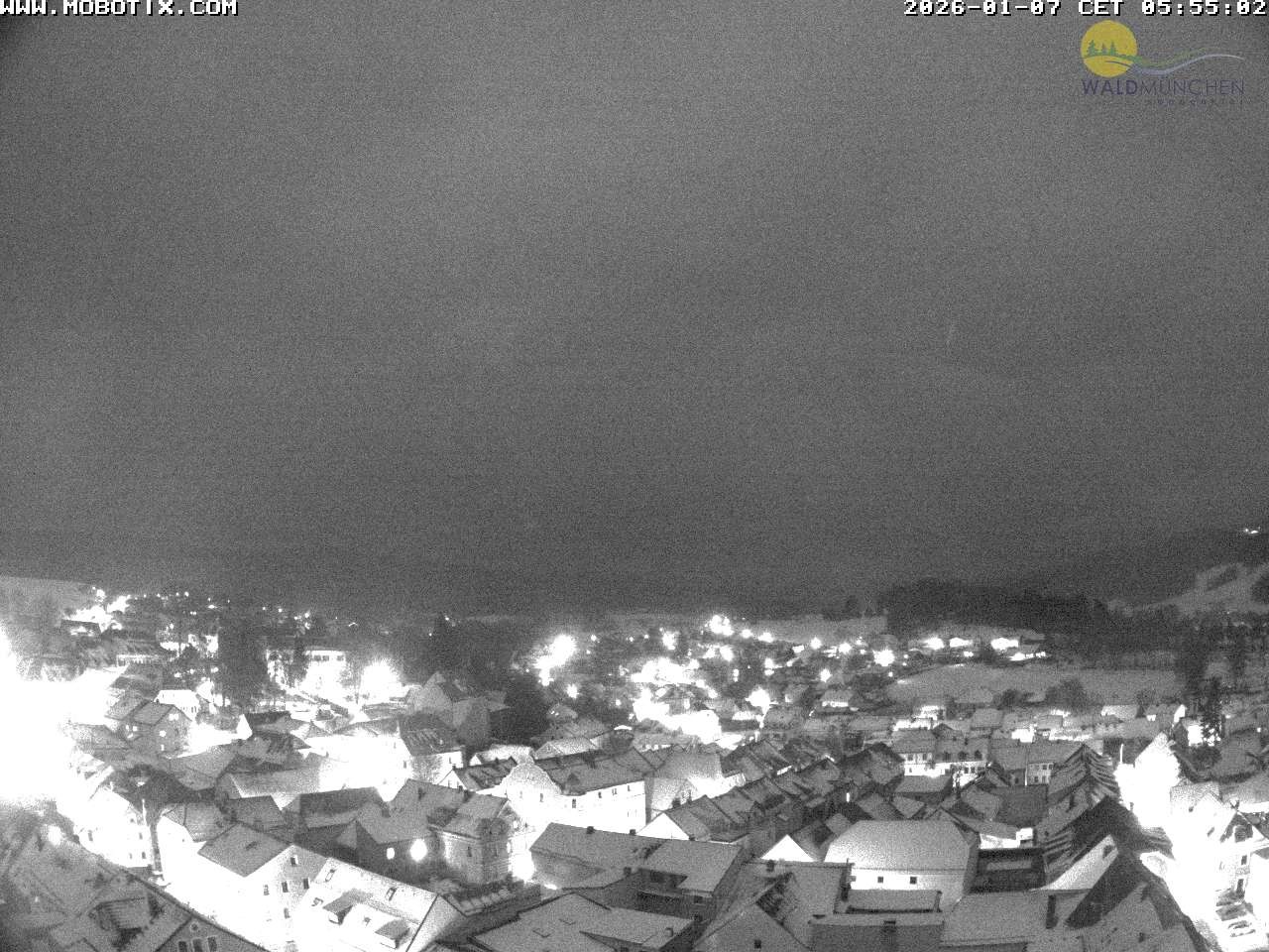 Archiv Foto Webcam Blick vom Waldmünchner Kirchturm