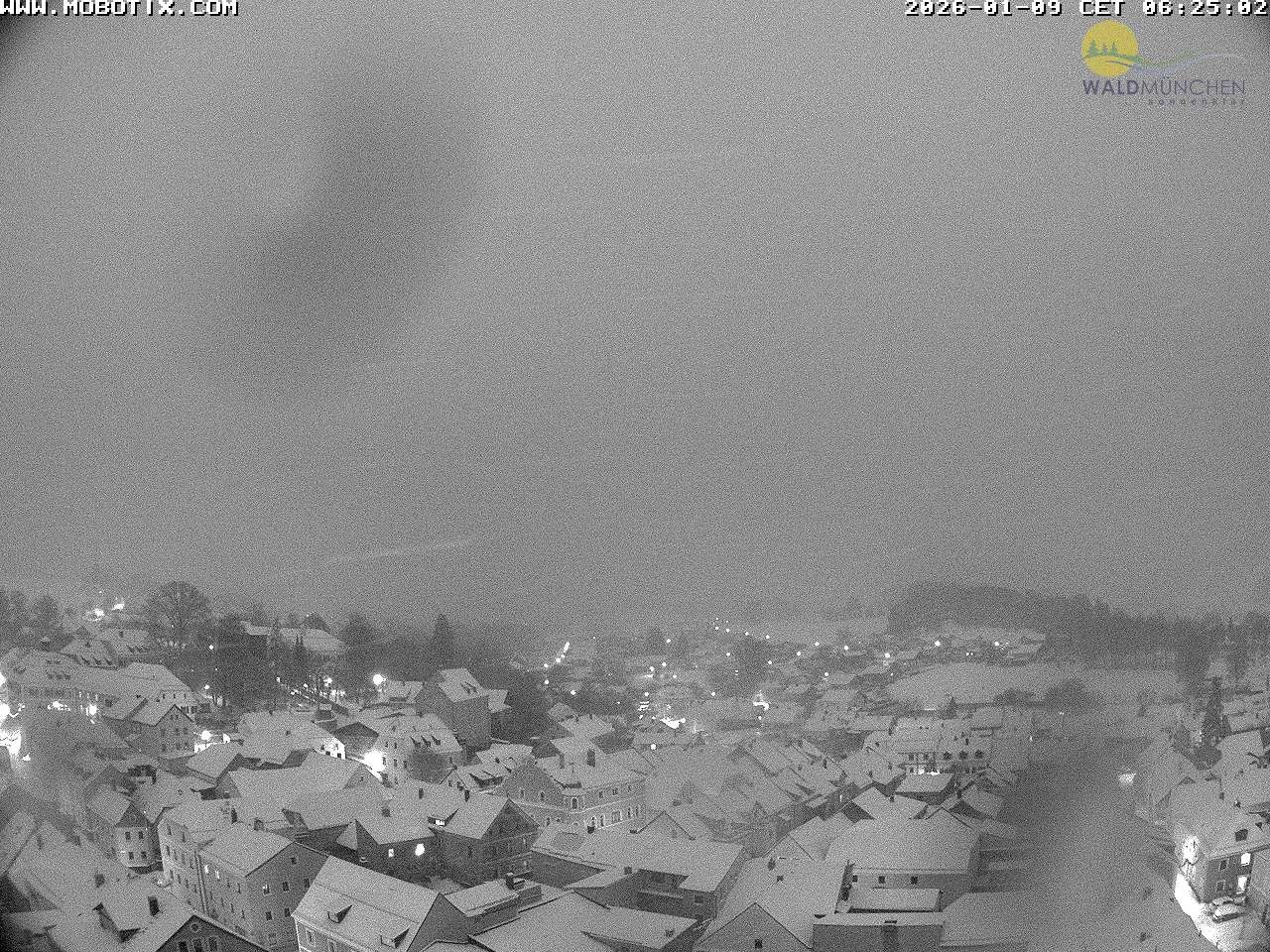 Archiv Foto Webcam Blick vom Waldmünchner Kirchturm