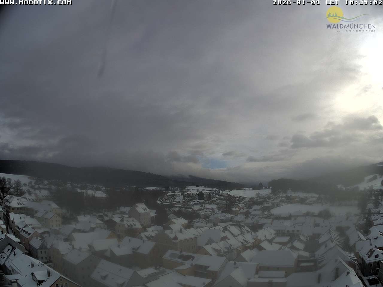 Archiv Foto Webcam Blick vom Waldmünchner Kirchturm