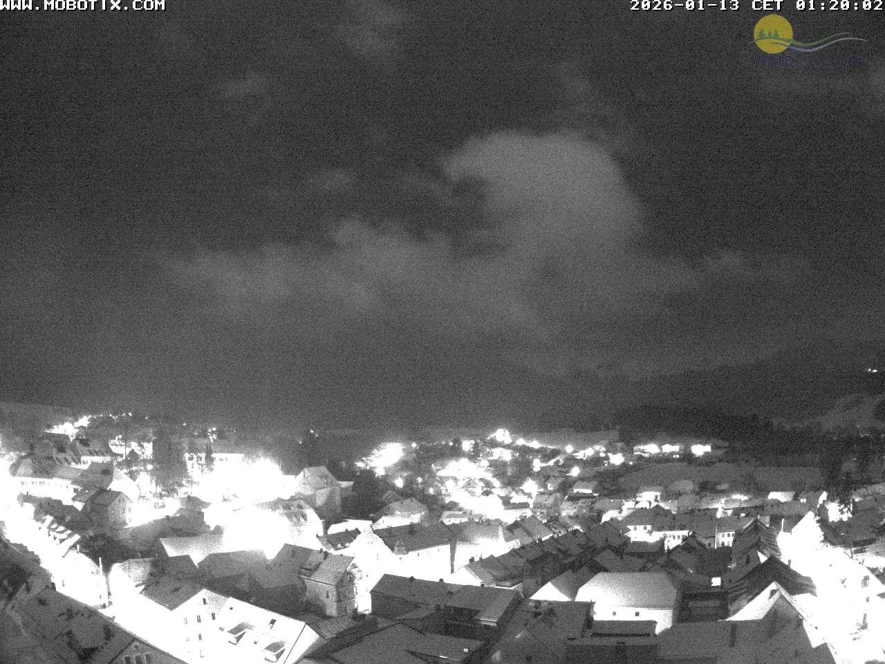 Archiv Foto Webcam Blick vom Waldmünchner Kirchturm