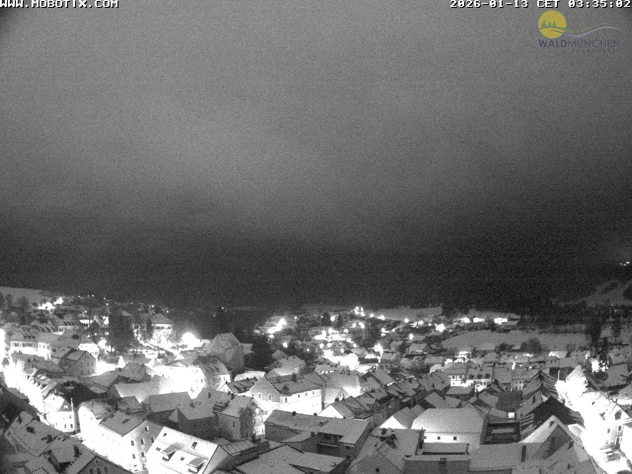 Archiv Foto Webcam Blick vom Waldmünchner Kirchturm