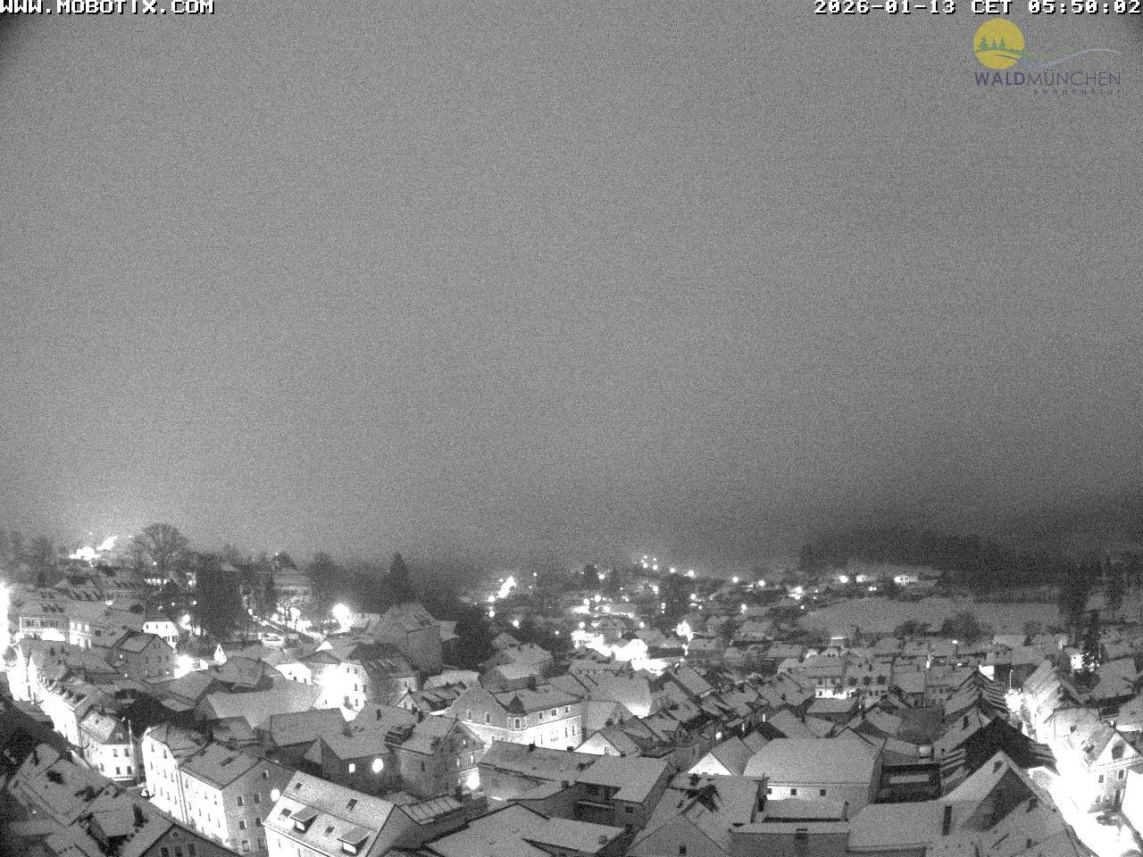 Archiv Foto Webcam Blick vom Waldmünchner Kirchturm