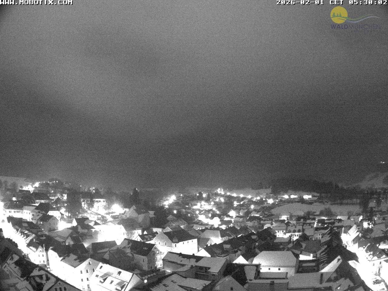 Archiv Foto Webcam Blick vom Waldmünchner Kirchturm