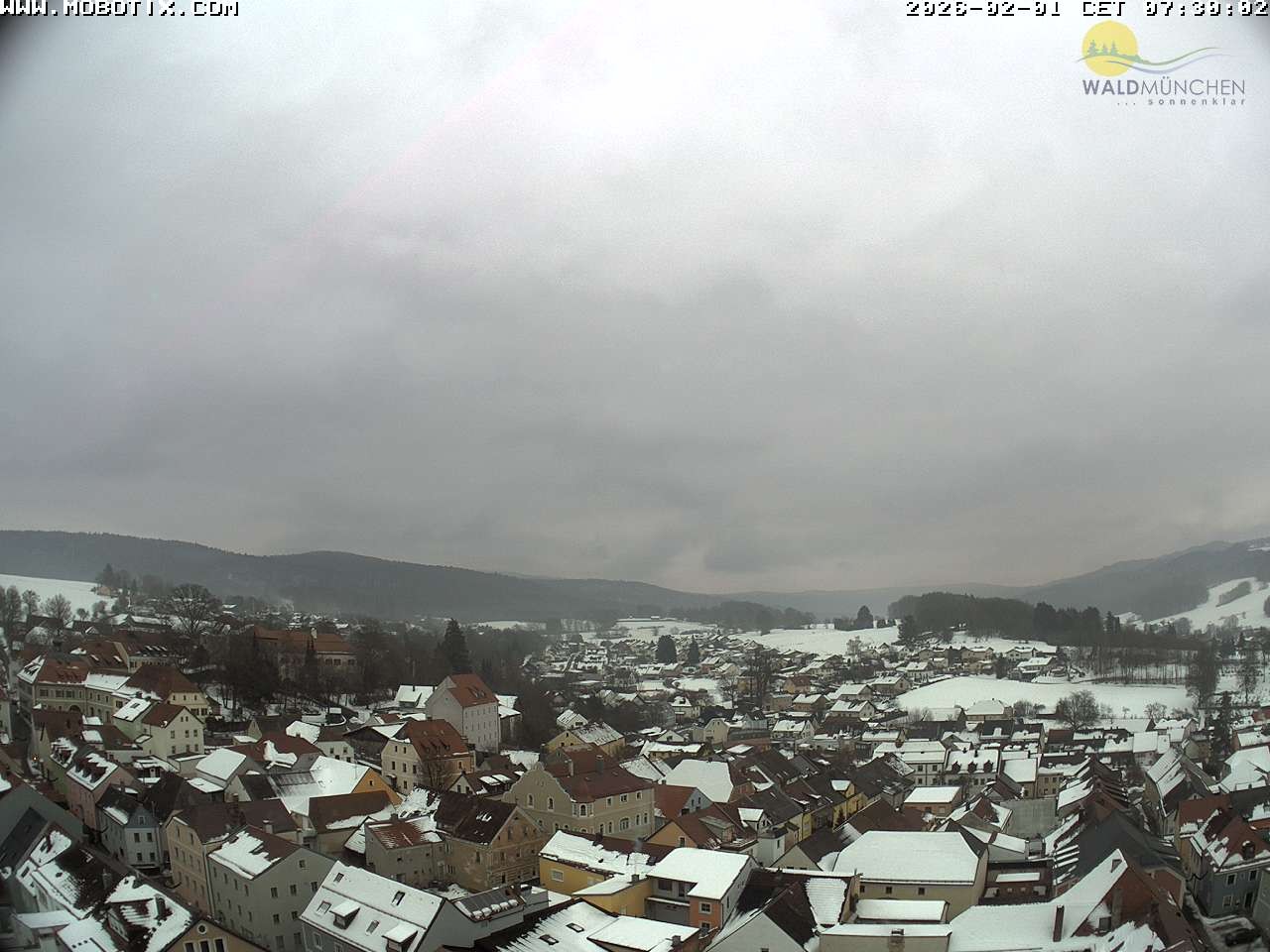 Archiv Foto Webcam Blick vom Waldmünchner Kirchturm