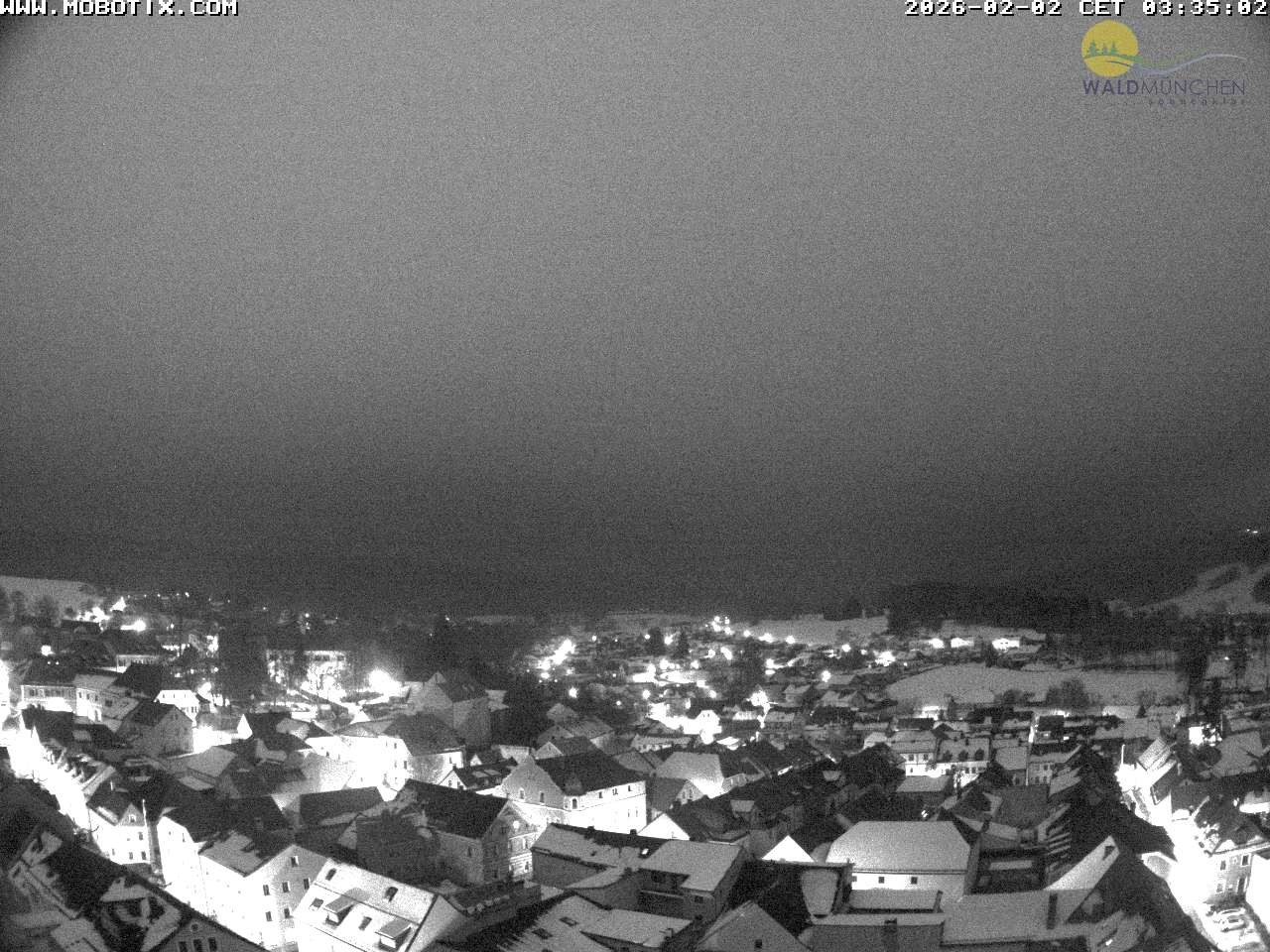 Archiv Foto Webcam Blick vom Waldmünchner Kirchturm