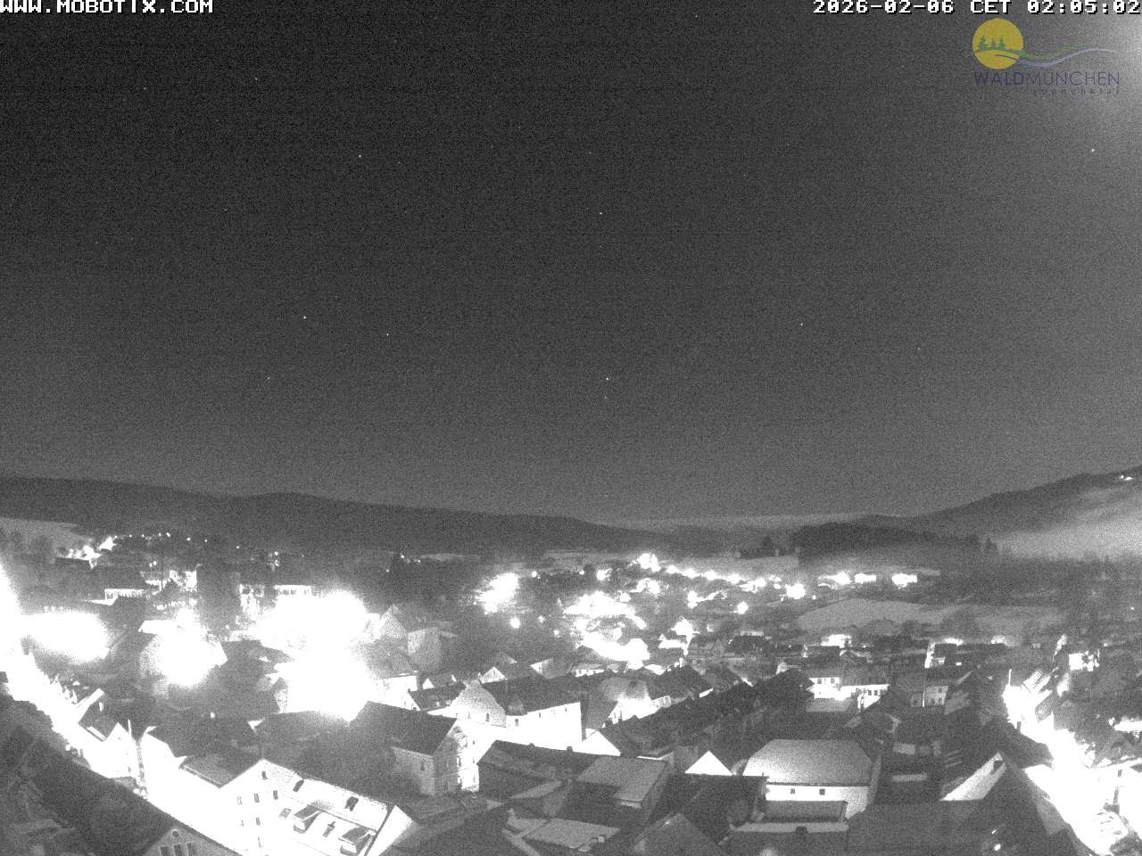 Archiv Foto Webcam Blick vom Waldmünchner Kirchturm