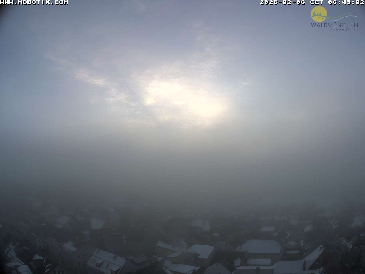 Archiv Foto Webcam Blick vom Waldmünchner Kirchturm