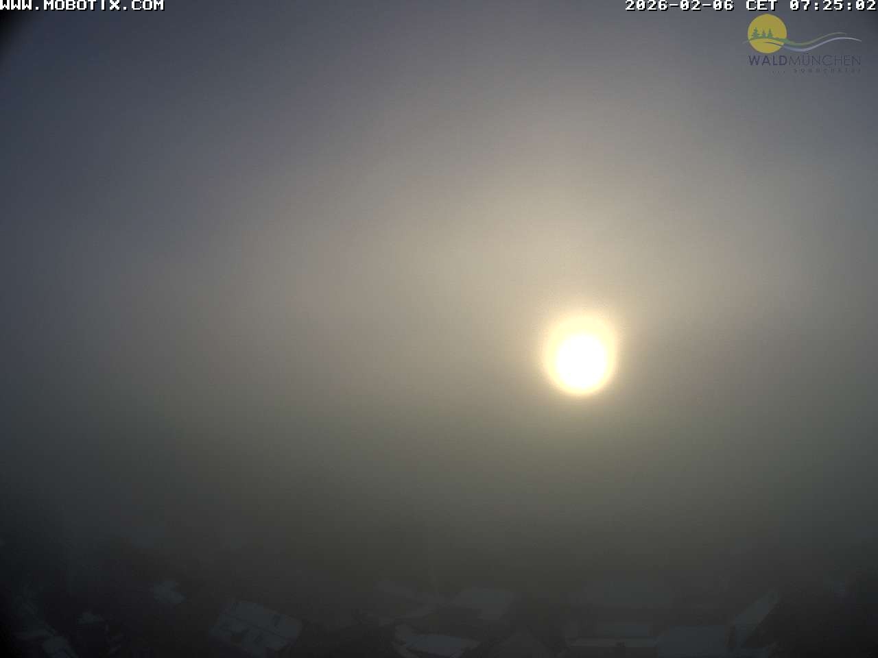 Archiv Foto Webcam Blick vom Waldmünchner Kirchturm