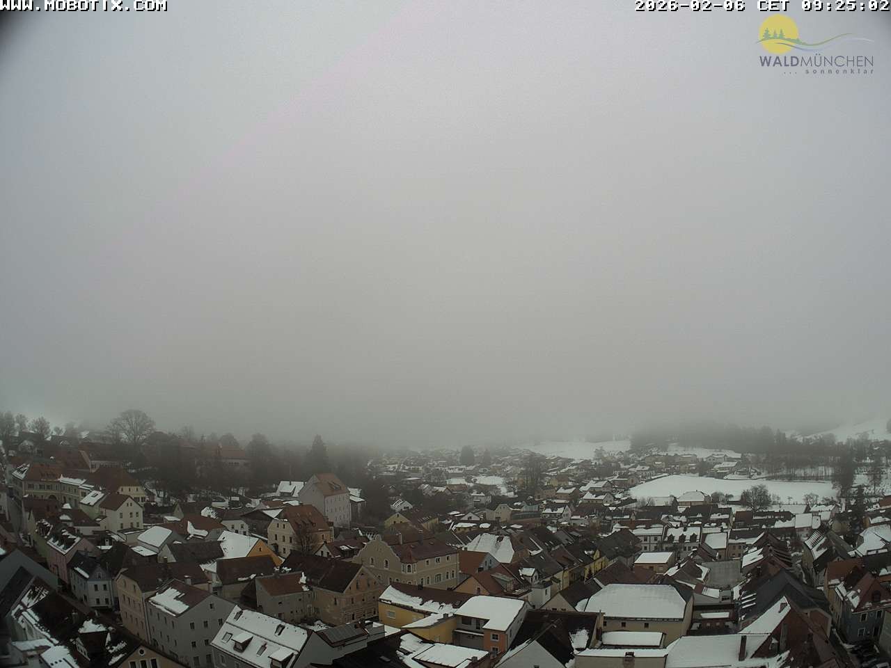 Archiv Foto Webcam Blick vom Waldmünchner Kirchturm