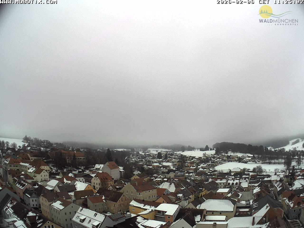 Archiv Foto Webcam Blick vom Waldmünchner Kirchturm