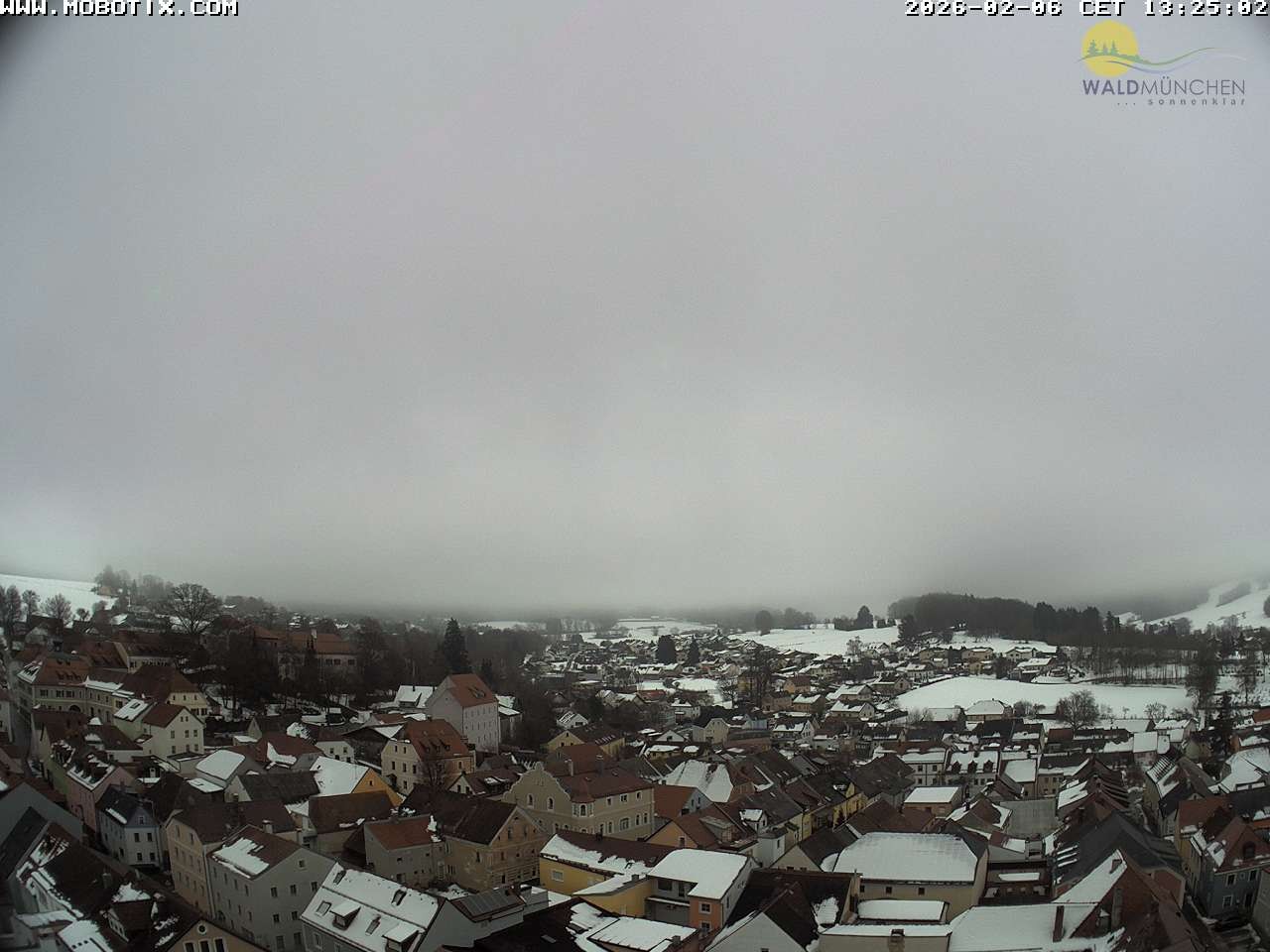 Archiv Foto Webcam Blick vom Waldmünchner Kirchturm