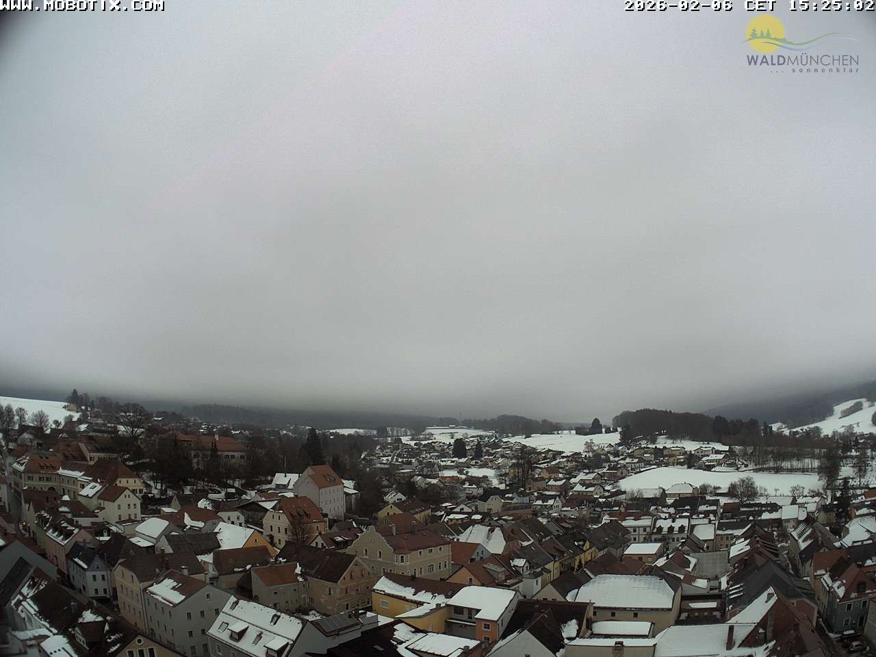 Archiv Foto Webcam Blick vom Waldmünchner Kirchturm