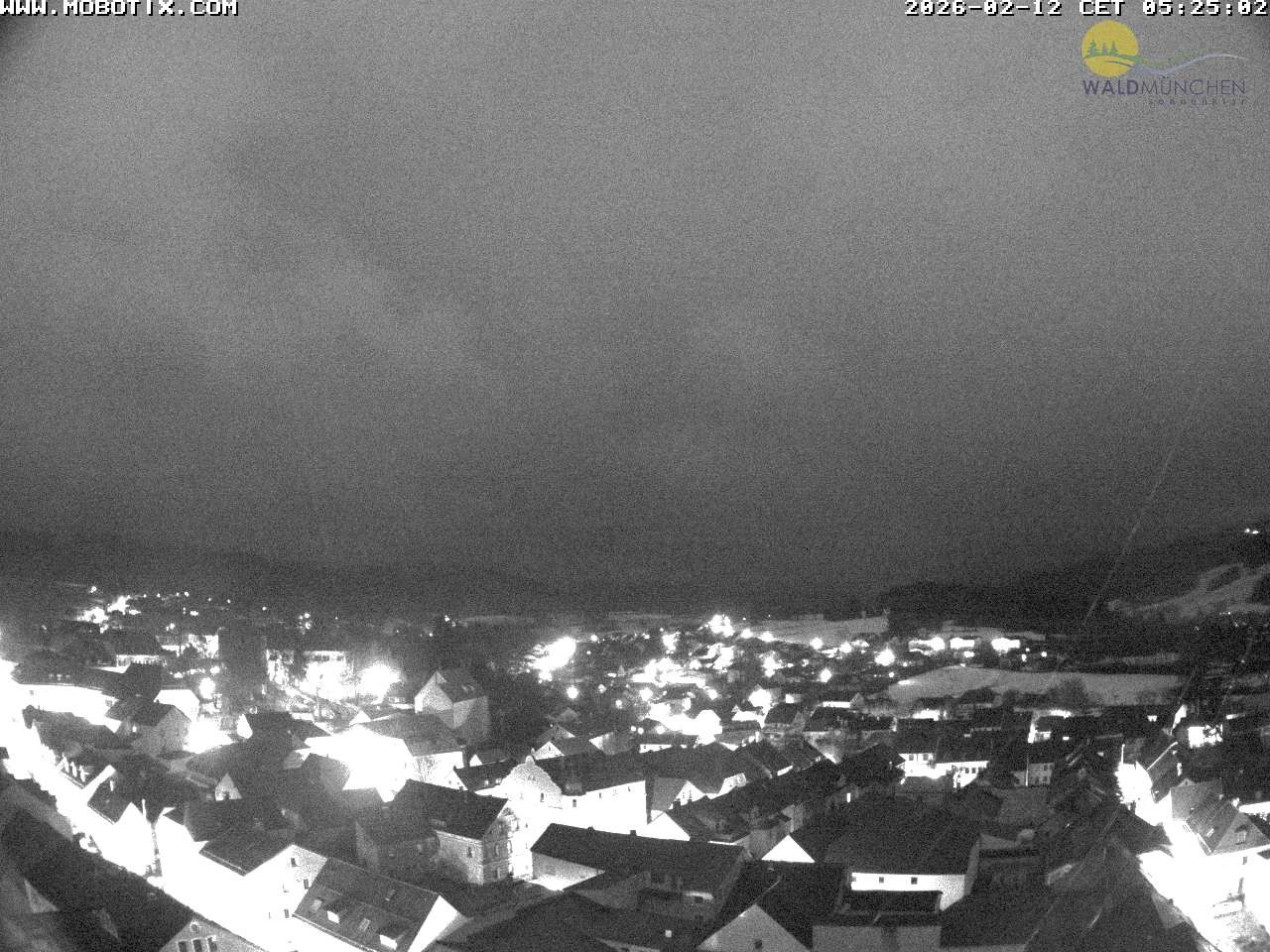 Archiv Foto Webcam Blick vom Waldmünchner Kirchturm