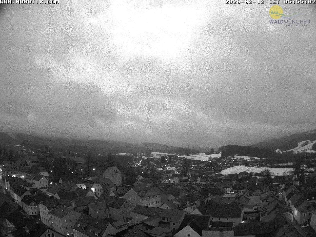 Archiv Foto Webcam Blick vom Waldmünchner Kirchturm